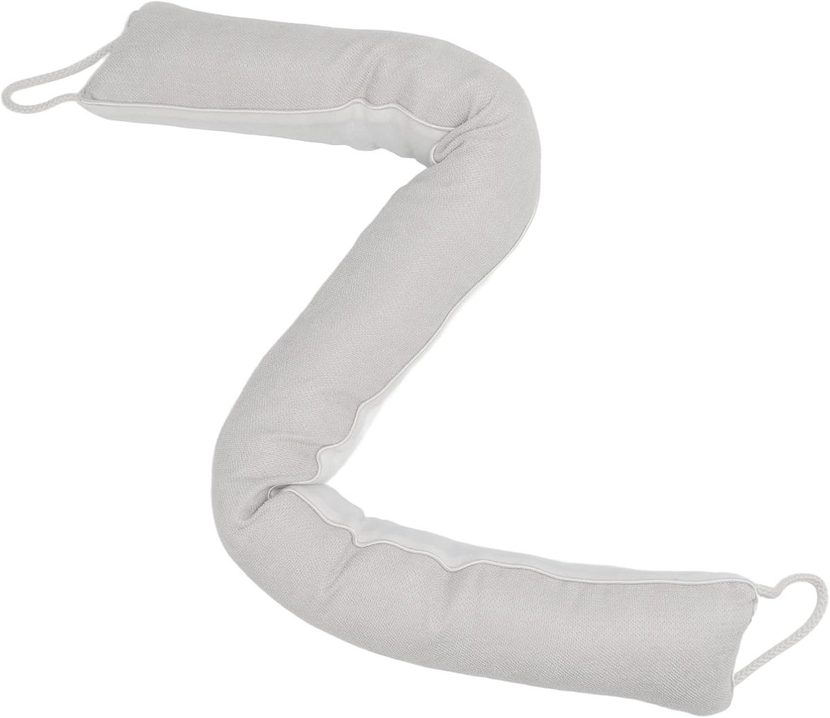 Geluiddichte Deur Snake - Tochtstopper - Tocht Weren - Wasbaar Ontwerp - 2 Stuks - Grijs
