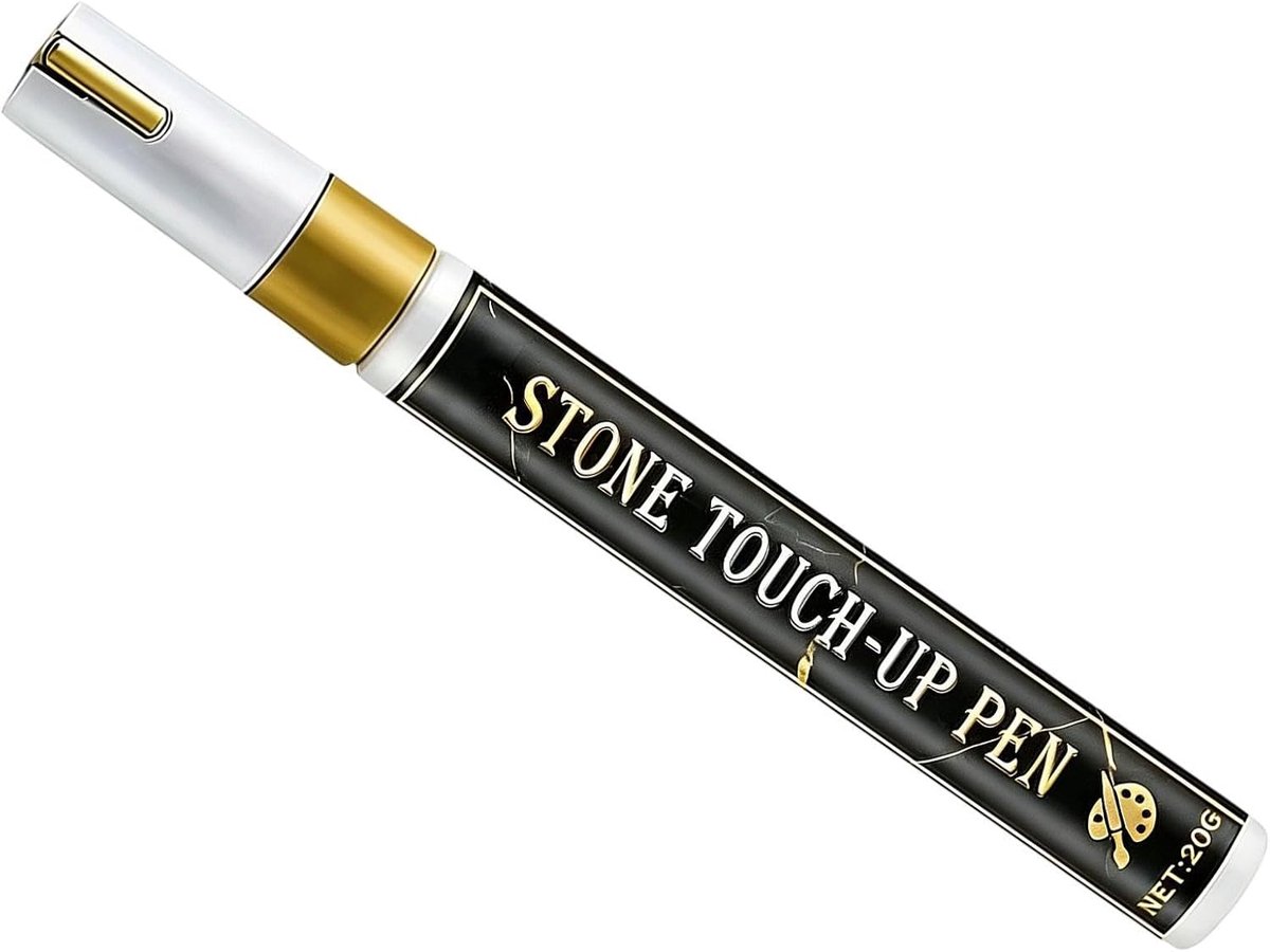 Markeerpennen Set - Verf Markers - Tekst Herstellen - Weerbestendige Inkt - 14.5 cm Lengte - Goud