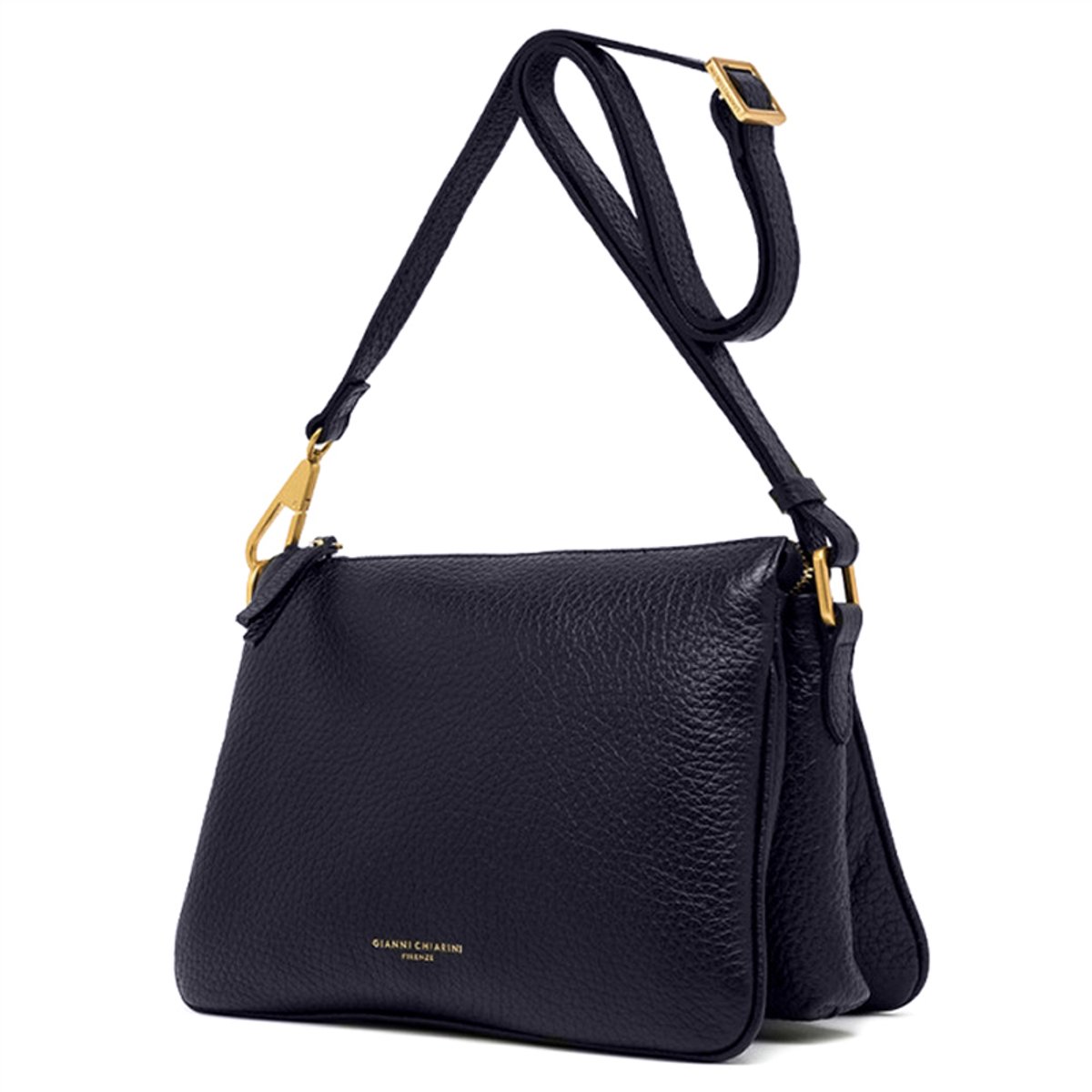 Gianni Chiarini Brooke Medium Schoudertas Dames - Leer - Blauw