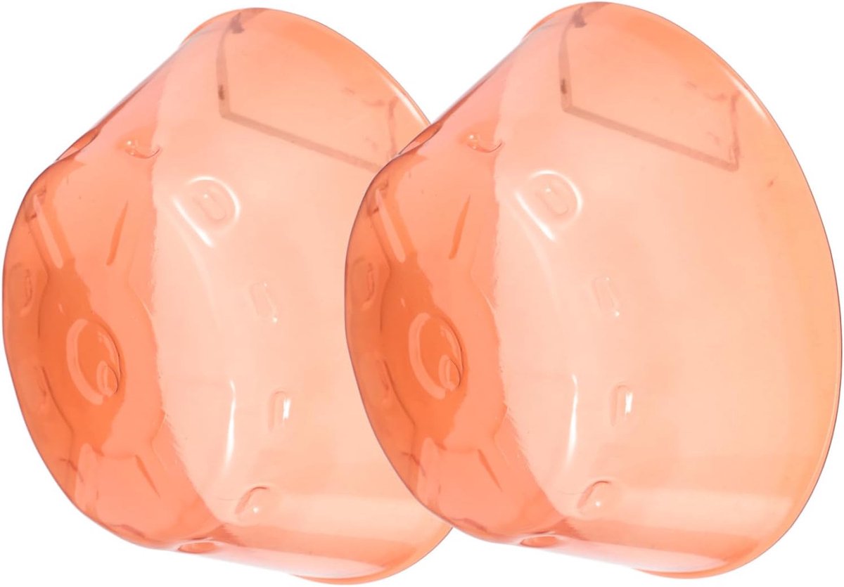 Rookmelder Covers - Beschermkappen Melder - Stofvrij Houden - Minimaliseert Valse Alarmen - 103 cm Diameter - Oranje