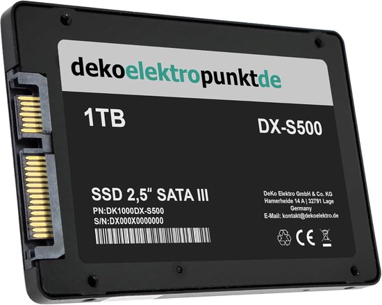 Interne SSD Schijf - Opslag Upgrade - Notebook Prestaties - SATA III 6 Gb/s - 1TB - Zilver — afbeelding 4