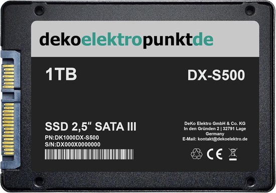 Interne SSD Schijf - Opslag Upgrade - Notebook Prestaties - SATA III 6 Gb/s - 1TB - Zilver — afbeelding 5