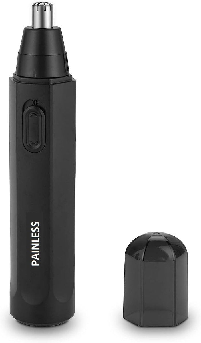Neushaartrimmer - Neus en oor trimmer - Verzorging Gezicht - Precisie Knippen - 10 x 8 x 5 cm - Zwart