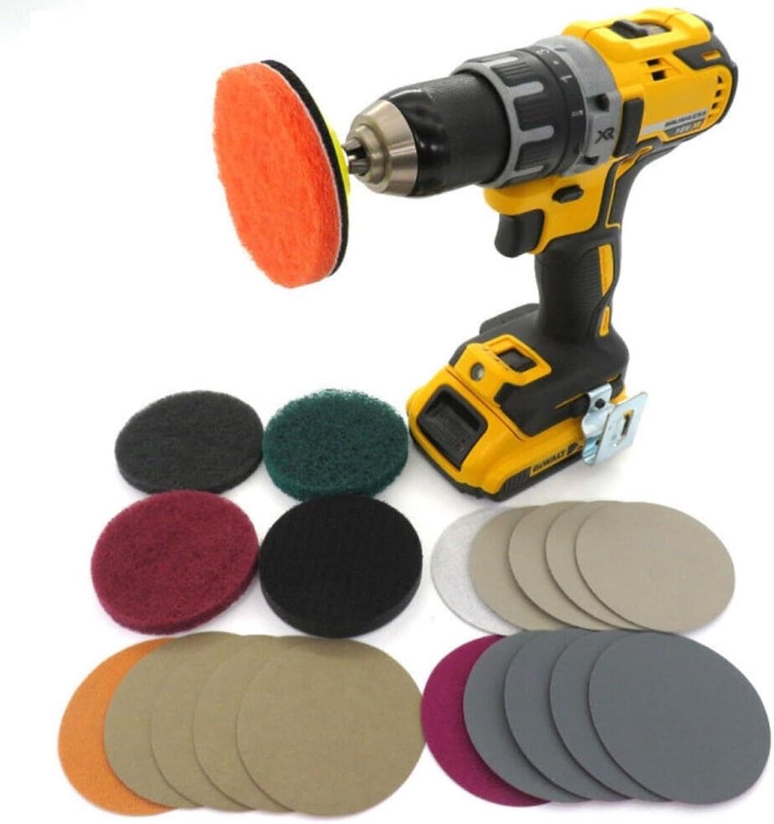 Koplamp Polijstset - Reparatieset Koplampen - Koplampen Herstellen - Verwijdert Vergeling - 10 x 10 x 10 cm - Zoals afgebeeld