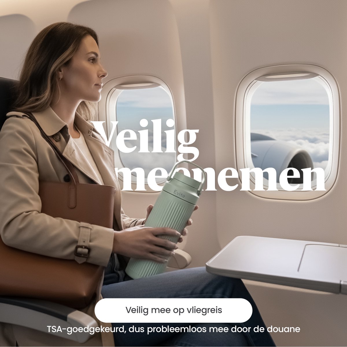 Evite Draagbare Melkkoeler - 700 ml - Ideaal voor Onderweg, Werk & Reizen - RVS - Inclusief 2 BPA-Vrij Bewaarflessen - 24u Koeling thumbnail 7