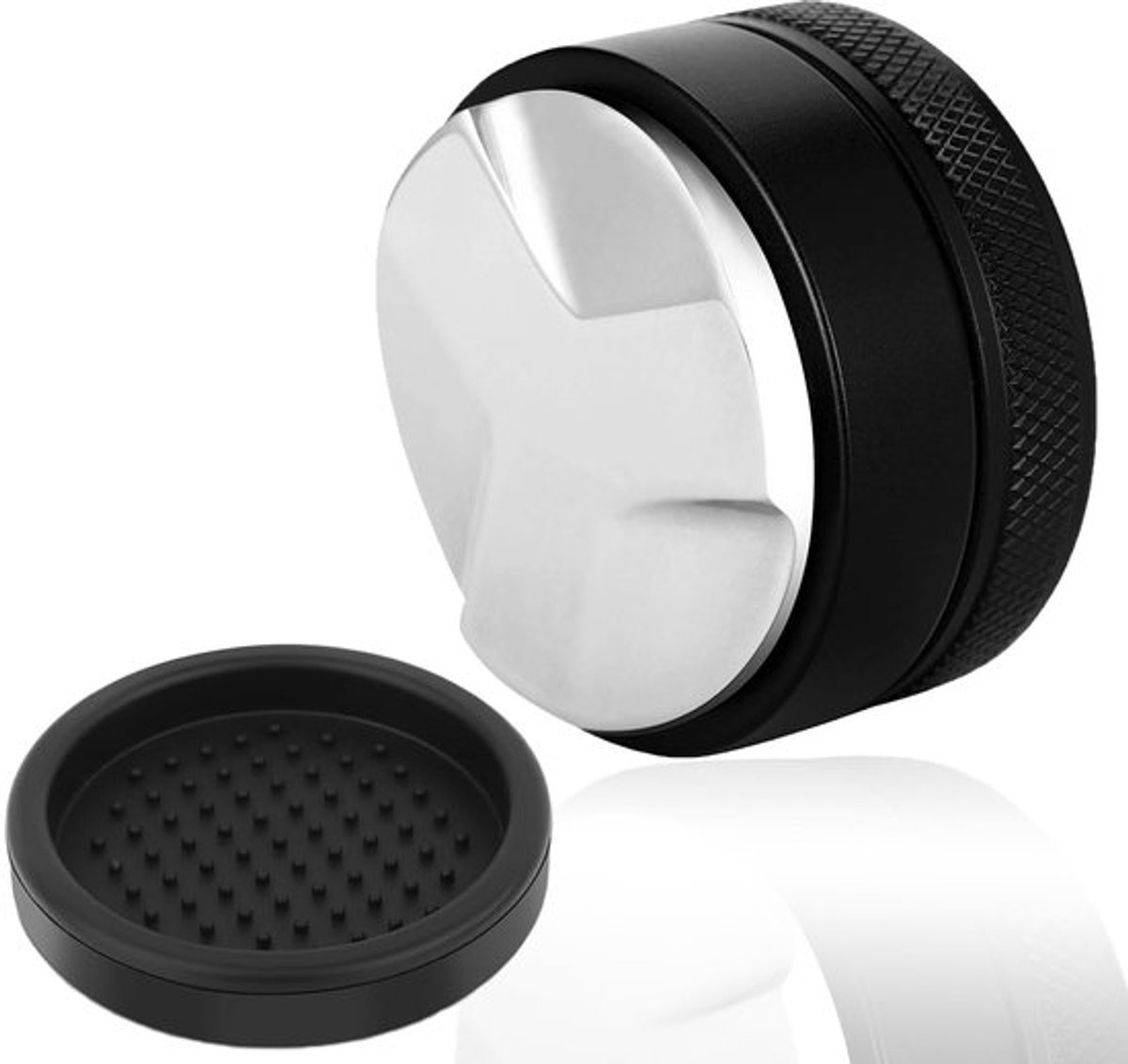 Dailygoody - Koffie Distributeur - Espresso Leveler - Hoogte Verstelbaar - Zwart