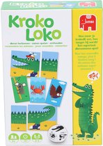 Jeu d'équilibre en bois crocodile