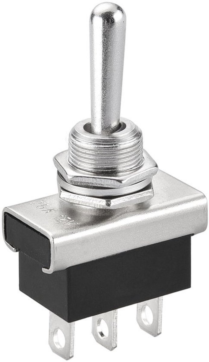 MTTProducts - Metalen heavy duty toggle switch 25A 12V