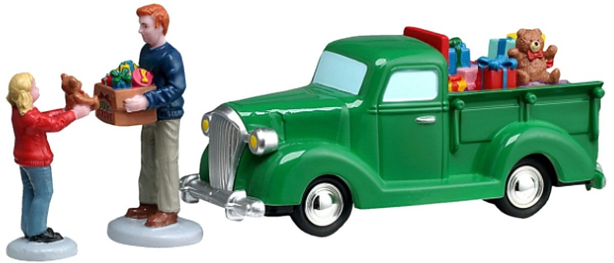 Lemax - Church Toy Drive - Set van 3