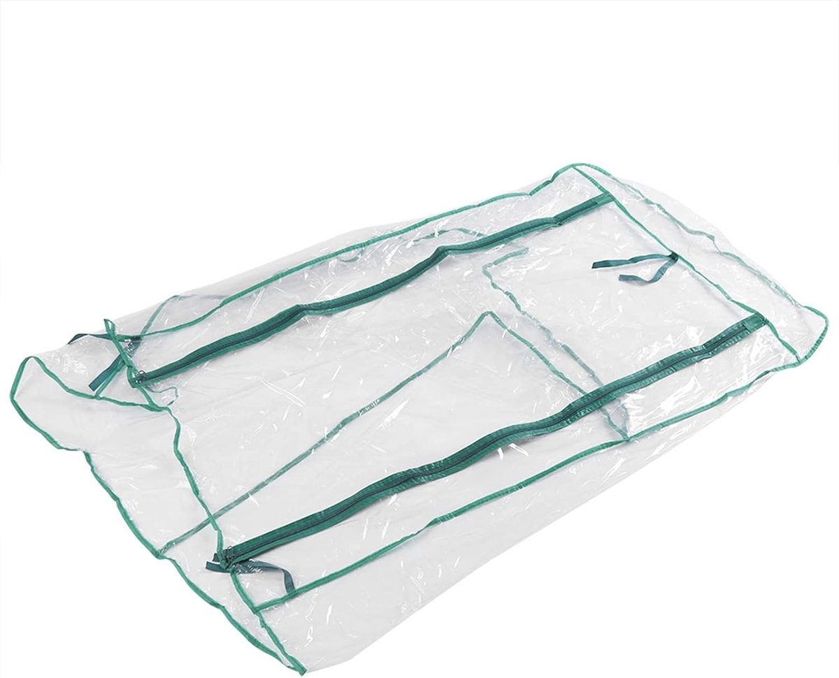 Mini Kas - Plantenhuisje Tuin - Planten Beschermen - Waterdicht PVC Materiaal - 69 x 49 x 160 cm - Transparant