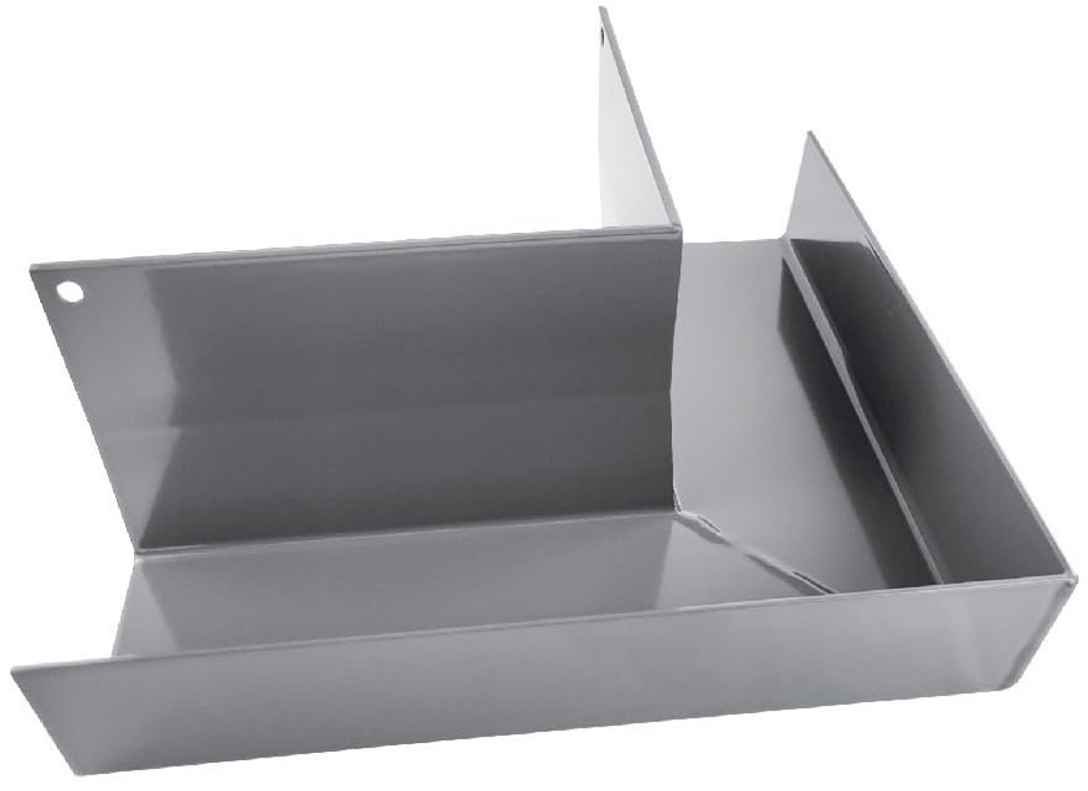 Goot Buitenhoek - Dakgoot Hoek Regenpijp Hoek - Waterafvoer Balkon - Gepoedercoat Aluminium - 135° - Grafietgrijs