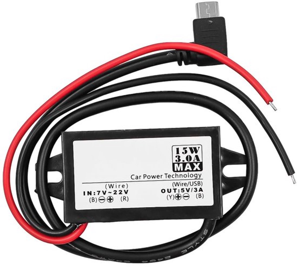 Zeynomax - USB 5 V Buck Converter - Auto Power Converter - Spanning