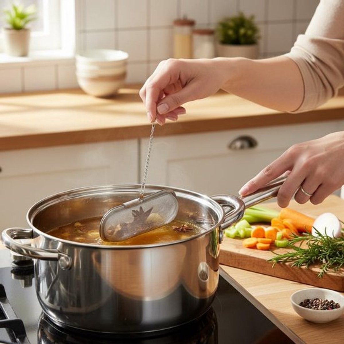 By shayne - Ovale kruidenzeef - Koken met kruiden - Ondersteunt aromatische dranken