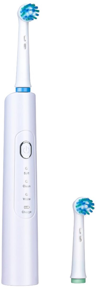 MEXX Elektrische Tandenborstel TB-039 - Oplaadbare Tandenborstel met 3 Poetsstanden - USB-C Opladen - IPX7 Waterdicht - Inclusief 2 Opzetborstels