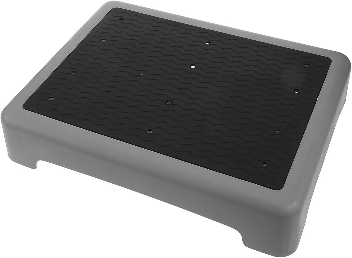 Opstap kruk - Voetenbankje badkamer - Veilig opstaan - Antislip oppervlak - 44 x 34 cm - Meerkleurig