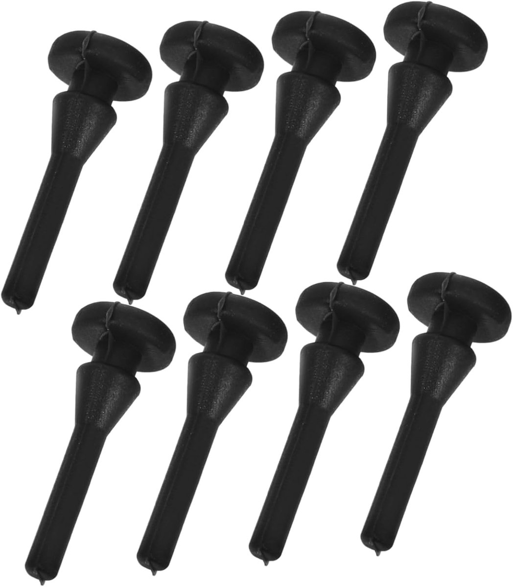 Vervangvoetjes voor Keukenapparatuur - Siliconen Stoppers - Stabiliteit Verbeteren - Universele Pasvorm - 8 Stuks - Zwart