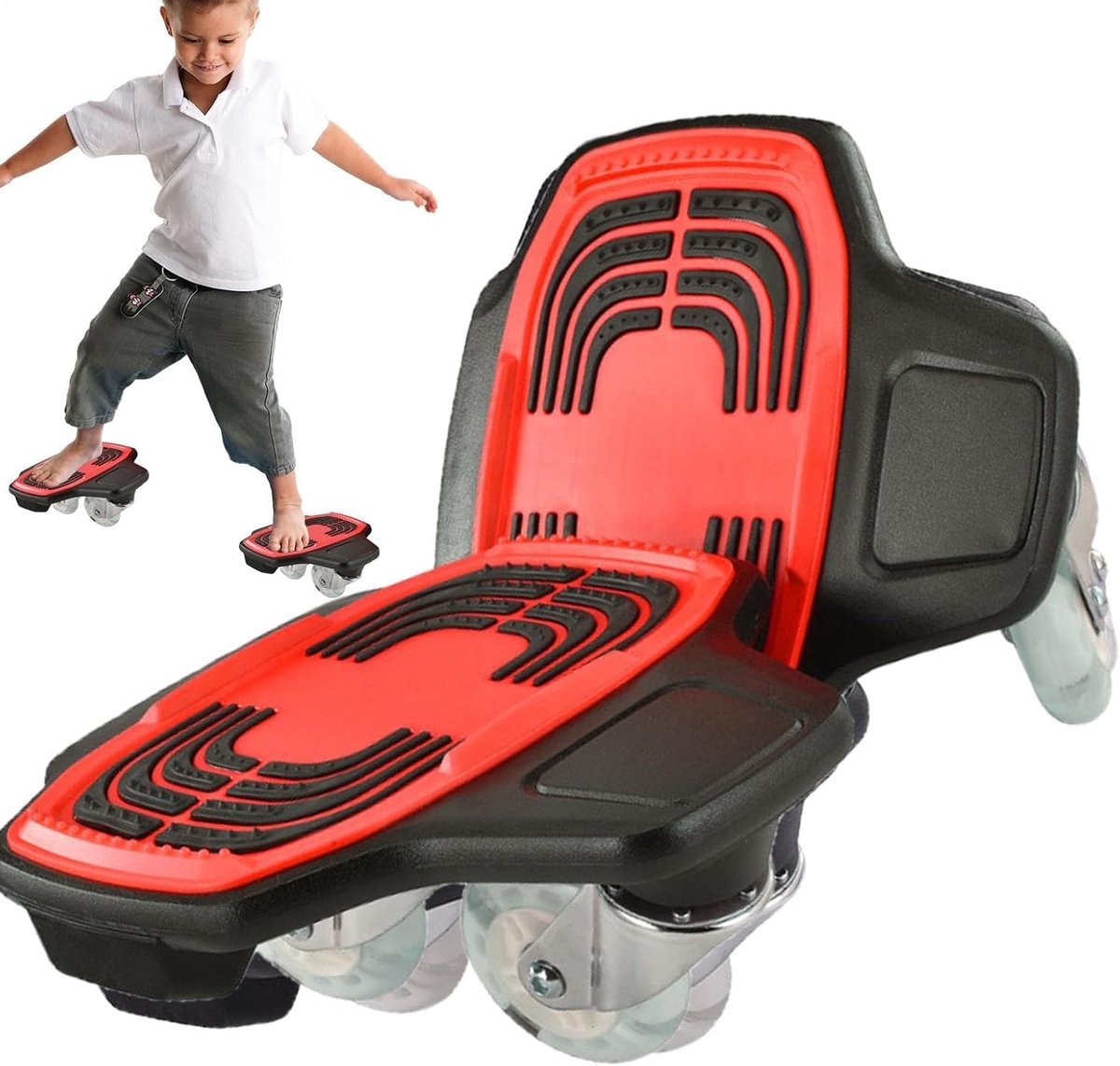 Gedeelde Skateboards Driftplanken Set Vrij skateboarden Antislip dekken 24 x 26 cm