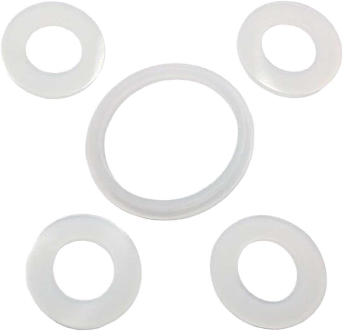 Connector Afdichtingen - Pomp Pakkingen - Lekvrij Maken - Precisie Garantie - 5 Delig - Zwart