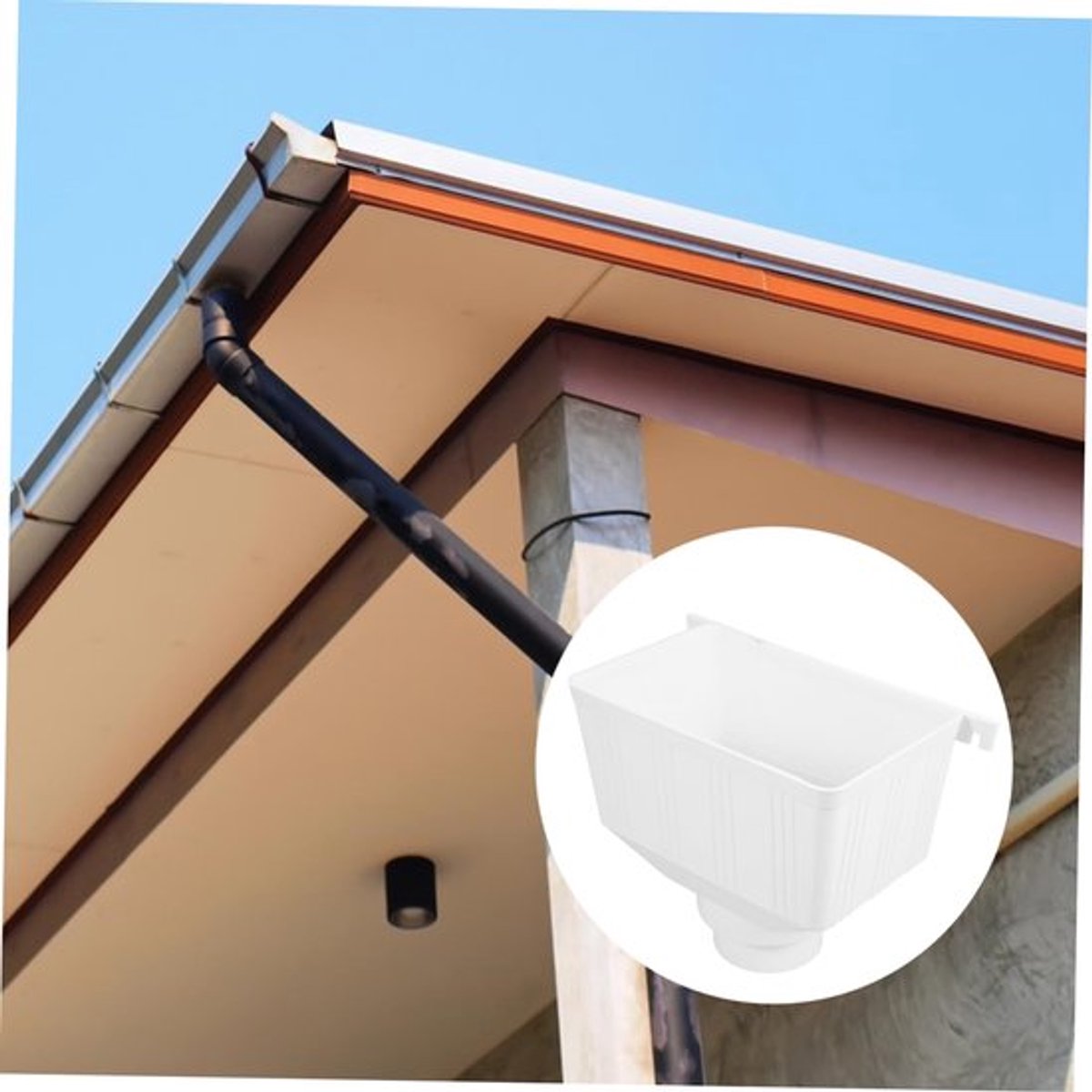 Dailygoods- Regenwaterafvoer Universele Aansluiting - Dakgoot - PVC