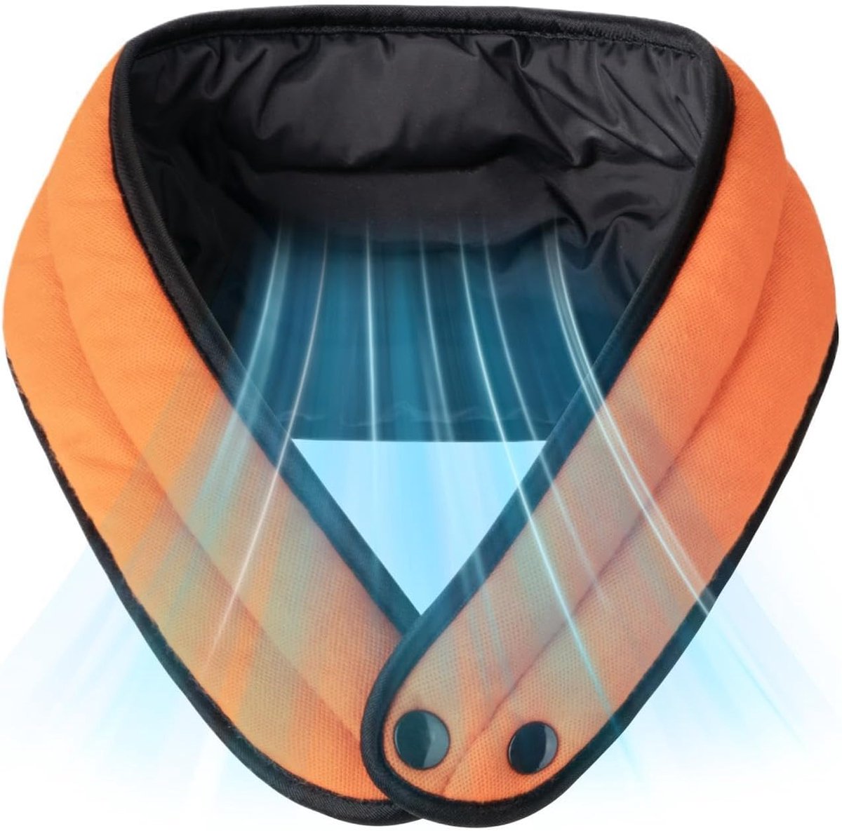 Halskoeler Wrap - Verkoelende Sjaal - Warmte Vermindering - Vochtafvoerende Stof - 80 x 10cm - Blauw