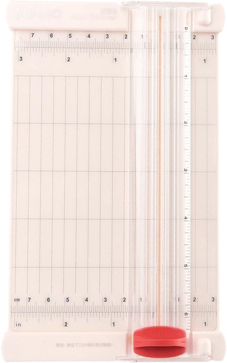 Document Snijder - Papier Trimmer - Papier Knutselen - Transparante Liniaal - 19x11.8CM - Type E