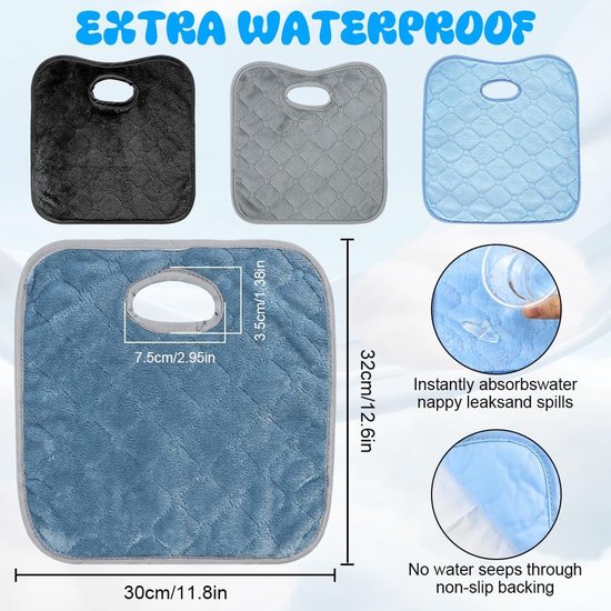 4 stuks - Autostoelbeschermer - kinderstoel verkleiner - stoel kussen - 32×30cm - Babyzitje kussenset - voor autostoelen, kinderwagens, hoge - voor Potjestraining — afbeelding 4