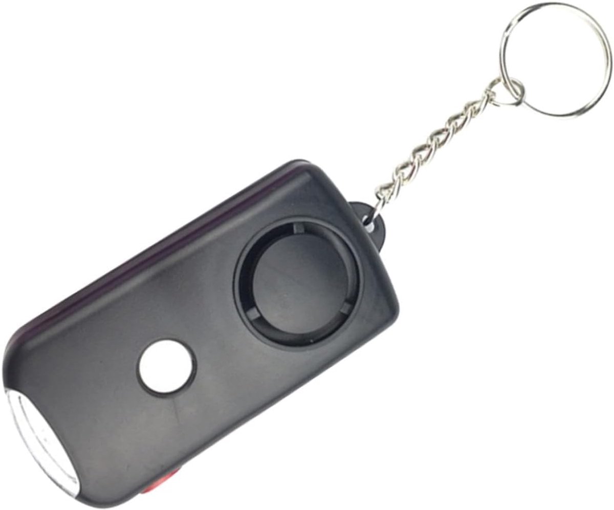 Noodalarm Sleutelhanger - Persoonlijk Alarm Sirene - Veiligheid Vergroten - 130dB Geluidsniveau - 7x3.5x1.9 cm - Zwart