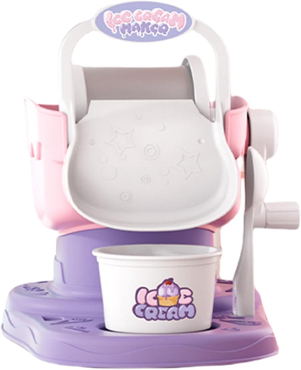 IJs Yoghurt Machine - IJsmaker Dessertmaker - Zelf Desserts Maken - Snelle Handmatige Resultaten - 175 x 221 cm - Meerkleurig