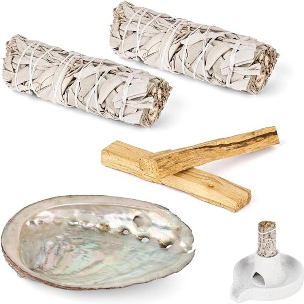 Rookset Allecto Plus met Salie en Palo Santo voor Rituelen