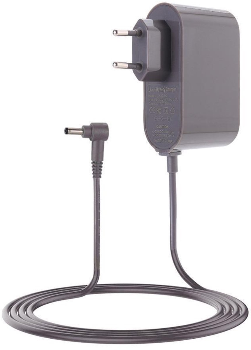 ECTEATOY® Oplader Geschikt voor Dyson V10 / V11 / V12 / V15 - stofzuiger - Vervangende oplader - 1,8 m - Stofzuiger Stroomadapter