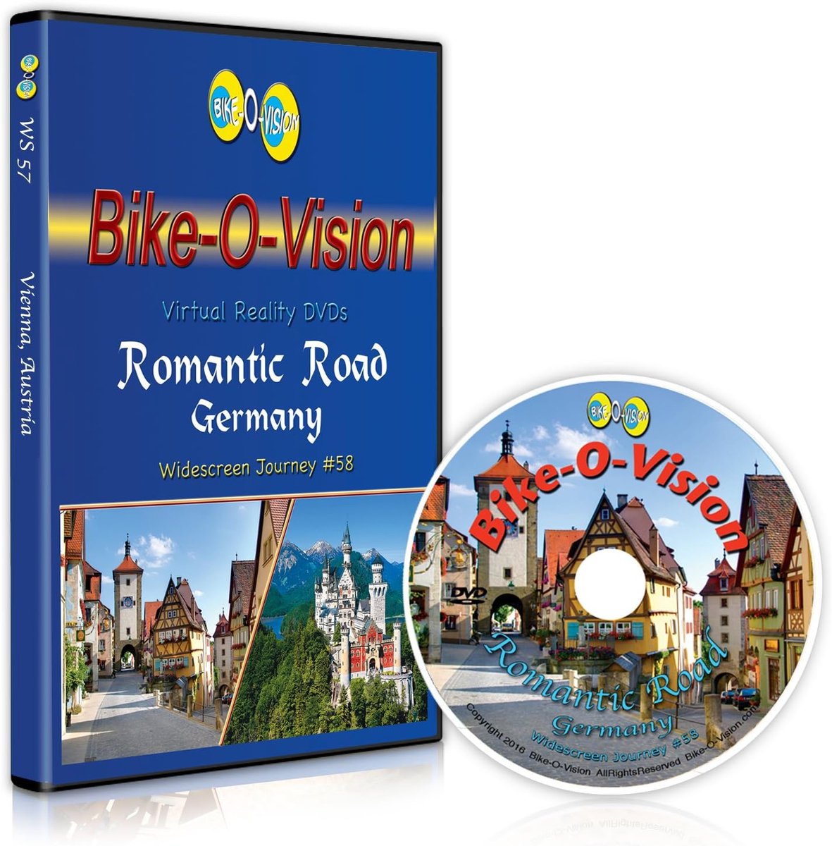 Virtueel Fietsavontuur - Landschap Video - Binnen Sporten - Realistische Scenery - 19 x 13 cm - N.v.t.