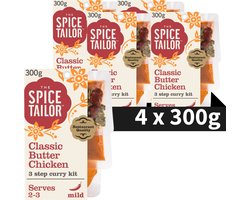 The Spice Tailor Classic Butter Chicken - Indiase Curry - Maaltijdpakket met Indiase kruiden - Voordeelverpakking - 5 x 300 gram