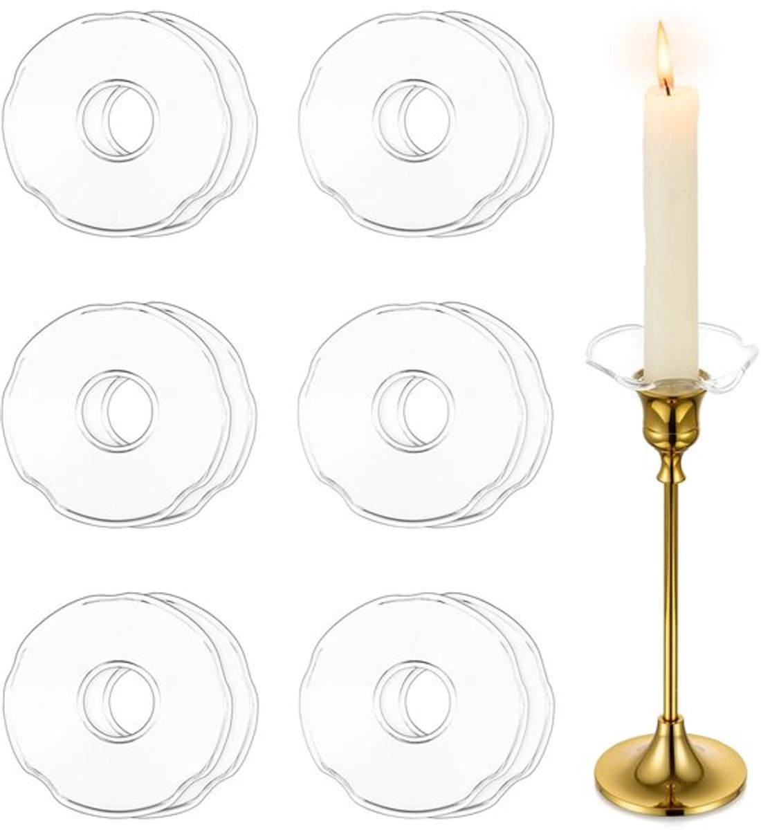 Bescherming voor glazen kaarsen - MTTProducts