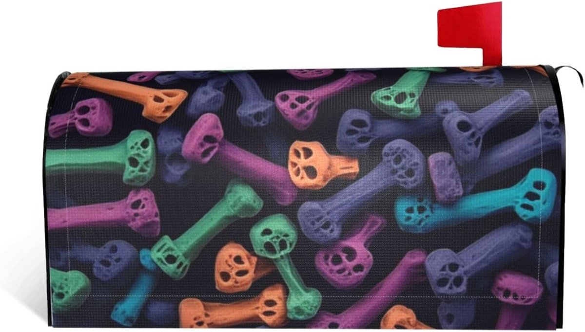 Mailbox Cover - Post Wrap - Tuindecoratie - Waterproof Oxford Materiaal - 25.5x21 inch - Zwart