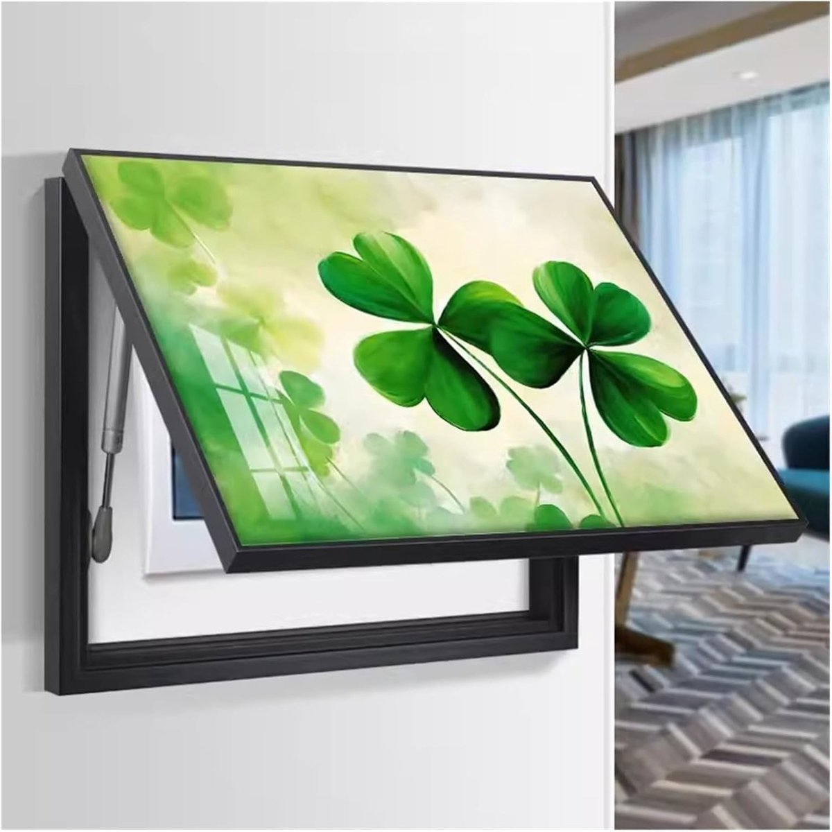 Zekeringkast Decoratie - Meterkast Frame - Wanddecoratie - Eenvoudige Installatie - 40x50cm - 03