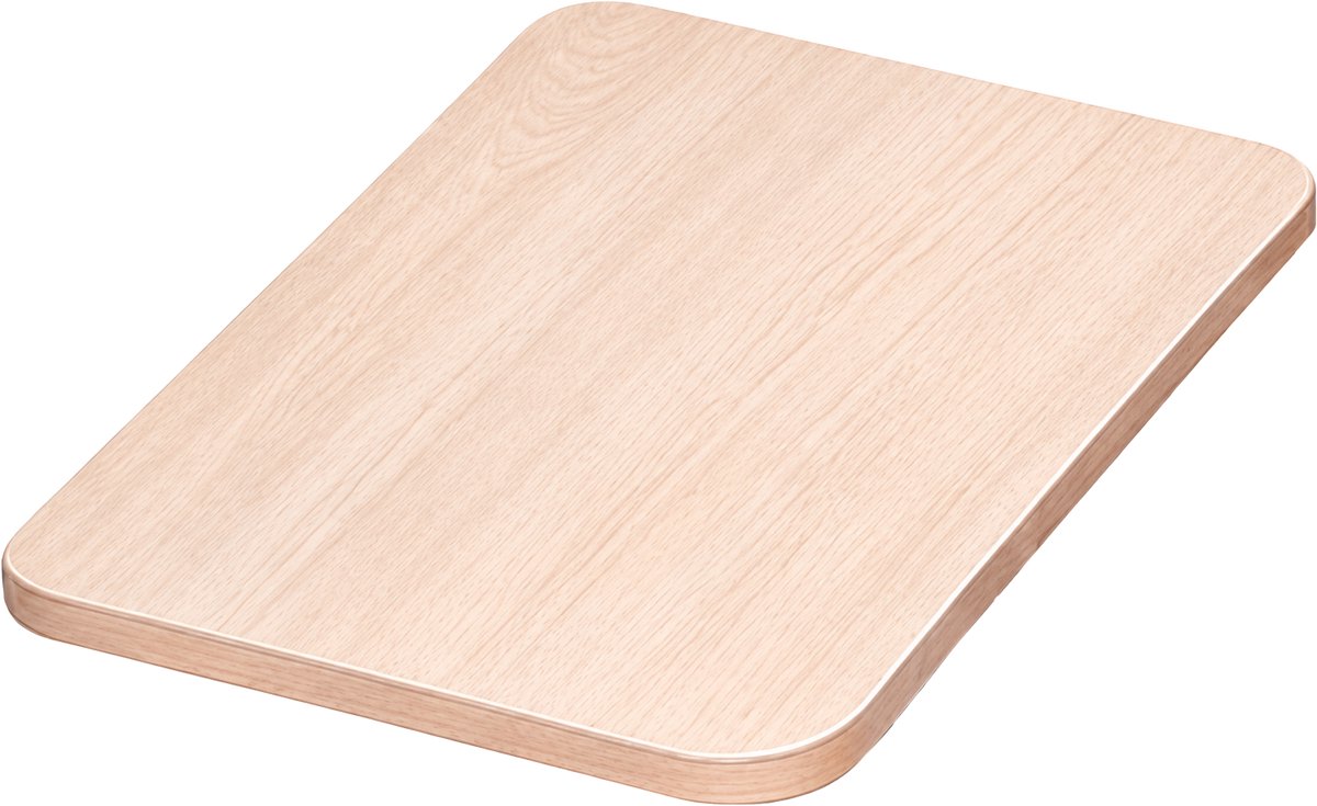 Werkblad BouncyDesk Tafelblad - 50x70 cm - Licht Eiken - Afgeronde hoeken