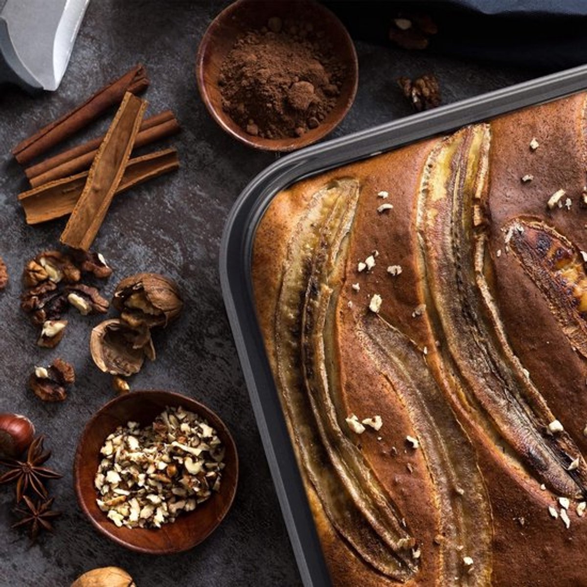 Cosensi - Dailygoods - Dailygoody - Vierkante Cakevorm - Bakvorm - Anti-Aanbaklaag