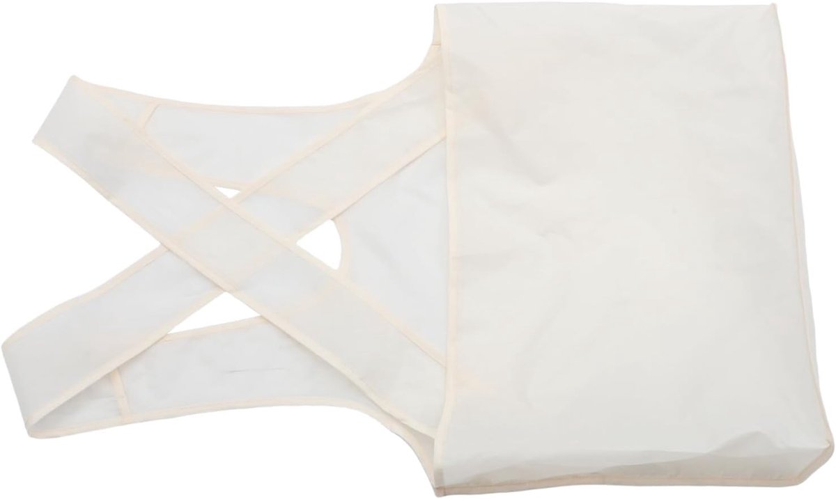 Draagbaar Droogschort - Kleding Schort - Was Werk - Grote Opbergzak - 80 x 50 cm - Wit