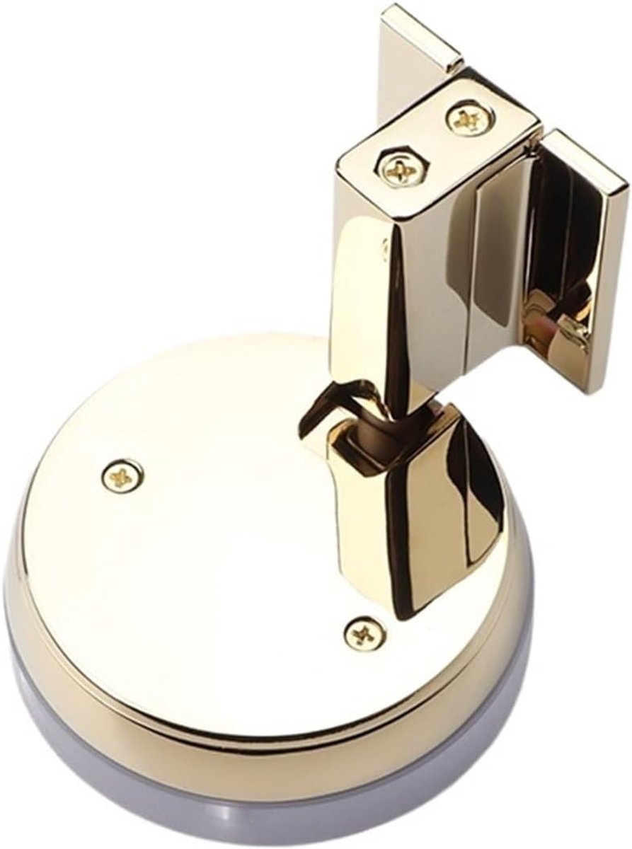 Deurstopper - Zuignap stopper - Bescherming deuren - Zonder boren - 0-35 mm - PVD goud