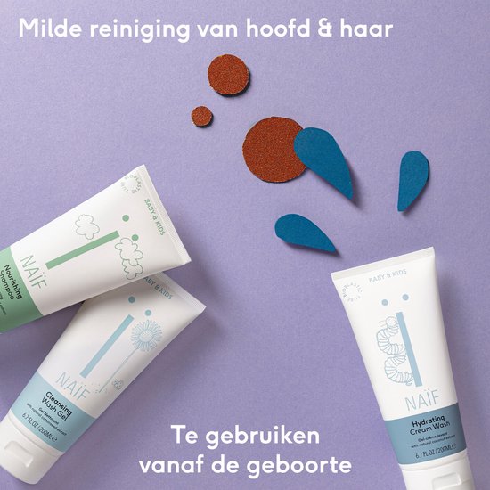 Naïf Voedende Shampoo - Baby & Kids - 100ml - met Natuurlijke Ingrediënten van Merkloos — afbeelding 3
