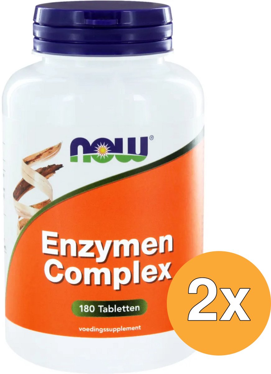 2x Now Enzymen complex (180 tabletten)
