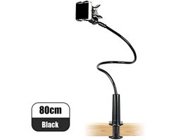 YAGXIG Universele multifunctionele telefoonhouder - Nachtkastje - Met flexibele zwanenhals met lange arm - Luie houder - Telefoonhouder voor naast het bed/in de auto - 360° draaibaar en verstelbaar - Geschikt voor verschillende telefoonmodellen