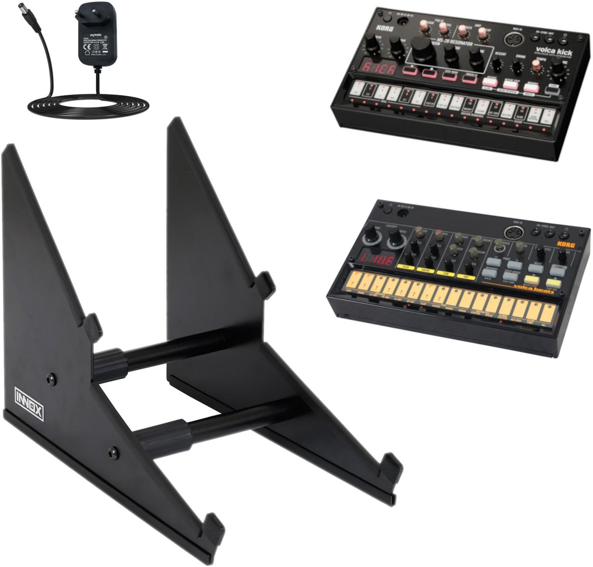 Synthesizer standaard - Innox SynthStand 01 Korg Volca - Multikleur