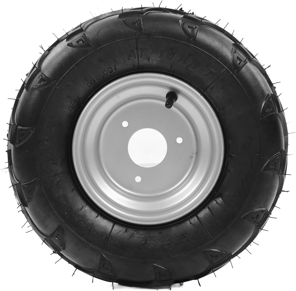 Vier seizoenen banden - ATV banden - Veilig rijden - Geïntegreerde installatie - 16 x 8 inch - Zwart