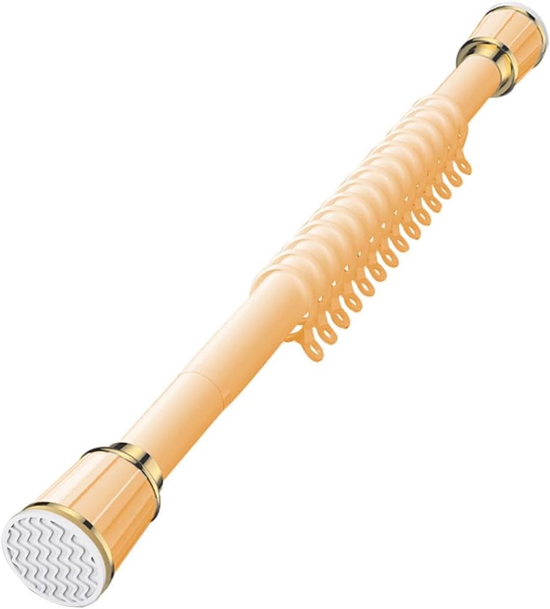 Gordijnroede - Uitschuifbare stang - Ruimte indelen - Zonder boren - 210-300 cm - Geel