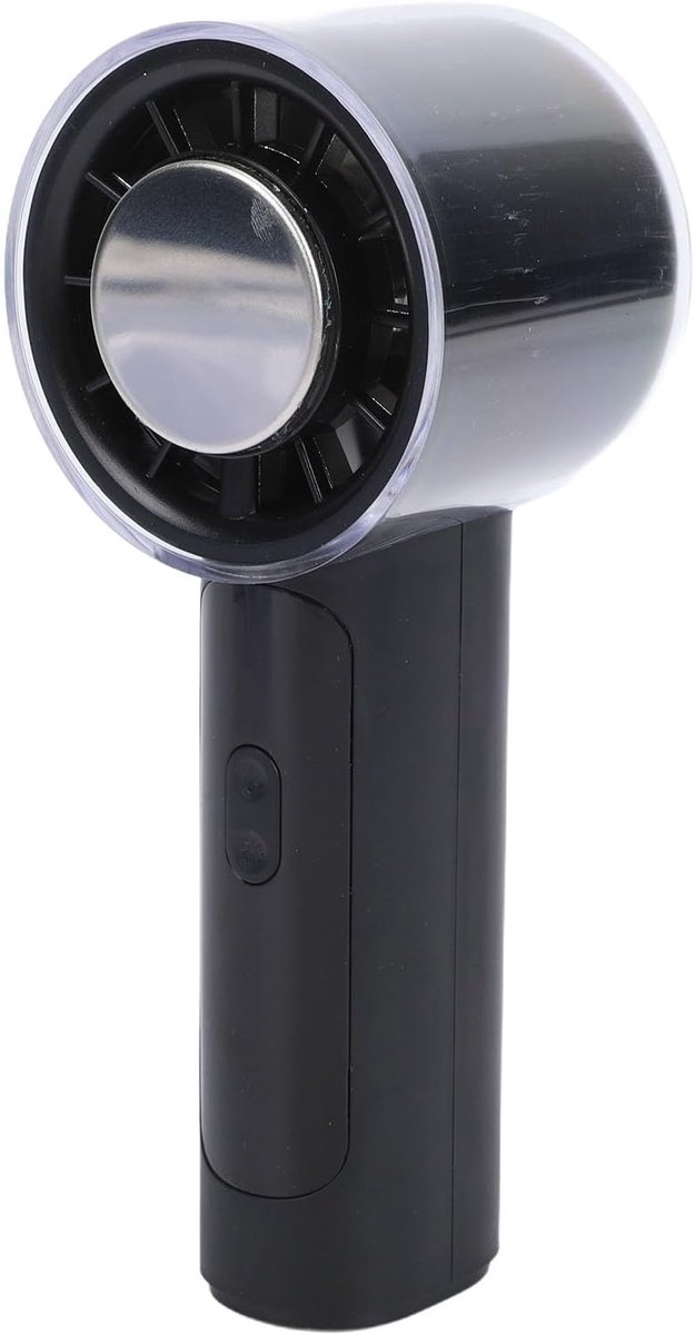 Handventilator Koeler - Draagbare Ventilator - Snelle Koeling - Halfgeleider Koeltechniek - 16 x 7 x 6 cm - Zwart