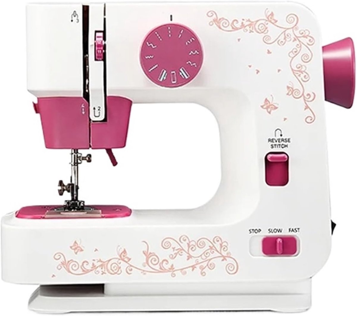 Elektrische Naaimachine - Mini Machine - Kleding Maken - 12 Steken - 25 cm - Zwart