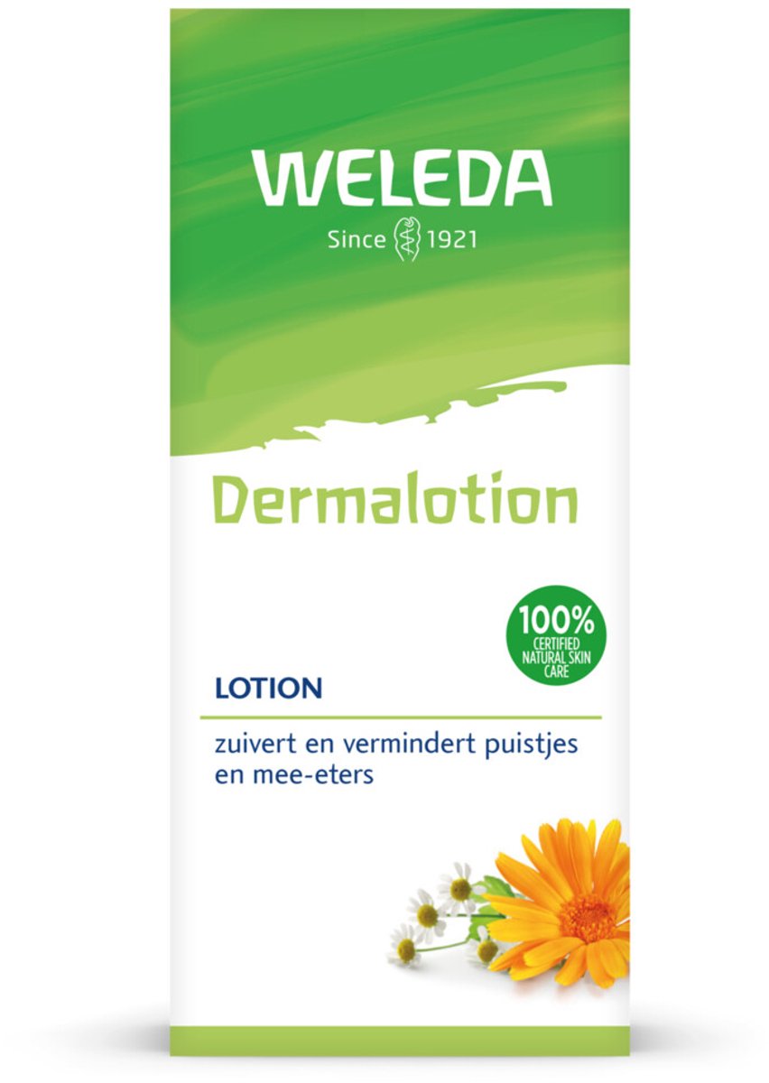 Bol.com WELEDA Dermalotion – Zuivert & Verzacht de Huid - Bij Puistjes & Mee-eters - Droogt de Huid Niet Uit - 100% Natuurlijke ... aanbieding