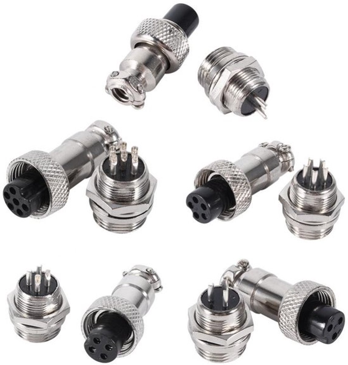 IMstore - Aviation Connector - 4Pin - Duurzaam en betrouwbaar - 12mm - Male en