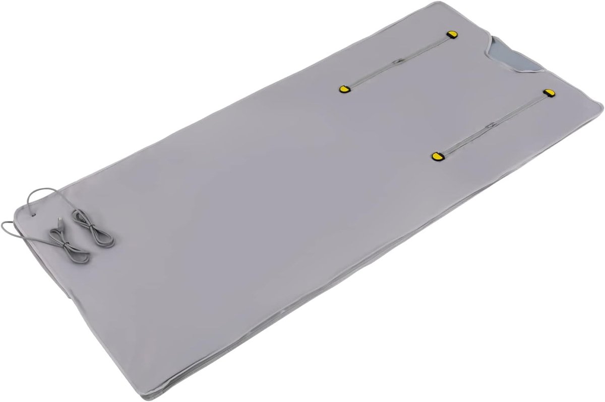 Sauna Decken - Verwarming Decken - Ontspanning Thuis - Dubbele Zone Controle - 180 x 80 cm - Zilver